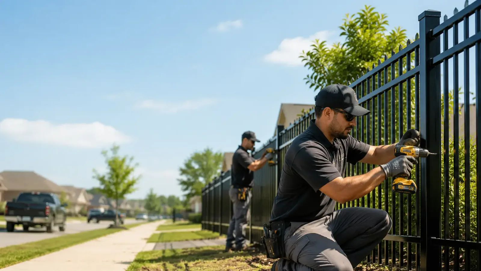Metal Fence Installation in Camden, TN